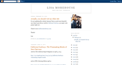 Desktop Screenshot of lisamorehouse.blogspot.com