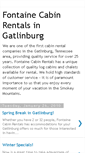 Mobile Screenshot of cabinrentalsbyfontaine.blogspot.com