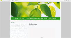 Desktop Screenshot of bealls-hill-garden.blogspot.com