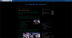 Desktop Screenshot of elrincondedavinia.blogspot.com