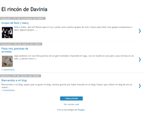 Tablet Screenshot of elrincondedavinia.blogspot.com