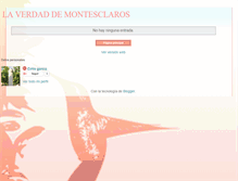 Tablet Screenshot of montesclarosdeverdad.blogspot.com