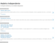 Tablet Screenshot of madeira-independente.blogspot.com