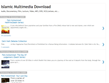 Tablet Screenshot of islamicmultimediadownload.blogspot.com