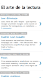 Mobile Screenshot of elartedelalectura.blogspot.com