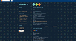 Desktop Screenshot of ilove-rainbows.blogspot.com