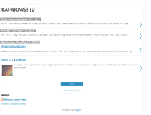 Tablet Screenshot of ilove-rainbows.blogspot.com