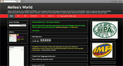 Desktop Screenshot of melleasworld.blogspot.com