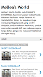 Mobile Screenshot of melleasworld.blogspot.com
