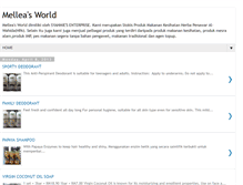 Tablet Screenshot of melleasworld.blogspot.com