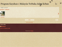 Tablet Screenshot of kayuhan1malaysiajalankebun.blogspot.com