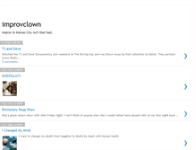 Tablet Screenshot of improvclown.blogspot.com
