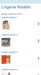 Mobile Screenshot of lingerie-models136.blogspot.com