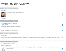 Tablet Screenshot of leblancbears.blogspot.com