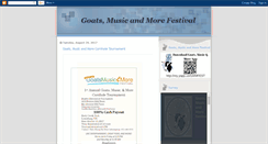 Desktop Screenshot of goatsmusicandmore.blogspot.com