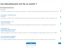 Tablet Screenshot of les--biocarburants.blogspot.com