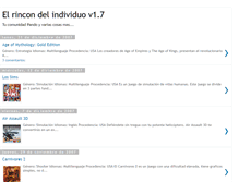 Tablet Screenshot of elrincondelindividuo.blogspot.com
