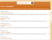 Tablet Screenshot of meditationforyou.blogspot.com