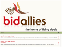 Tablet Screenshot of bidallies.blogspot.com