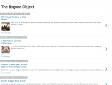 Tablet Screenshot of bygoneobject.blogspot.com
