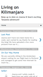 Mobile Screenshot of livingonkilimanjaro.blogspot.com