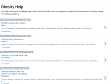 Tablet Screenshot of obesityhelpblog.blogspot.com