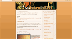 Desktop Screenshot of detroitriot.blogspot.com