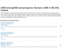 Tablet Screenshot of beijing2008-olympicsgames.blogspot.com