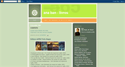 Desktop Screenshot of anabanlivros.blogspot.com