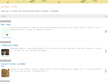 Tablet Screenshot of inluvwith.blogspot.com
