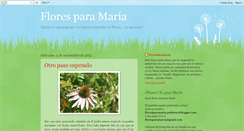 Desktop Screenshot of floresparamaria.blogspot.com