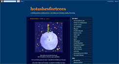 Desktop Screenshot of hotashesfortrees.blogspot.com