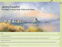 Tablet Screenshot of jennykealart.blogspot.com