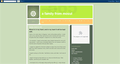 Desktop Screenshot of mosulfamily.blogspot.com