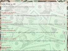 Tablet Screenshot of debtfreein40.blogspot.com