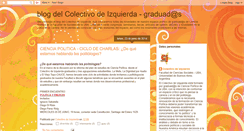 Desktop Screenshot of colectivodeizquierda.blogspot.com