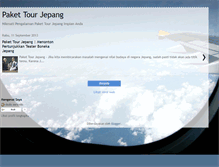 Tablet Screenshot of paket-tourjepang.blogspot.com