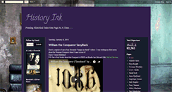 Desktop Screenshot of historyink.blogspot.com