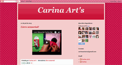 Desktop Screenshot of carinaarts.blogspot.com