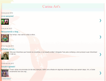 Tablet Screenshot of carinaarts.blogspot.com