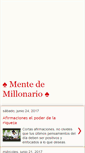 Mobile Screenshot of mentedemillonario.blogspot.com