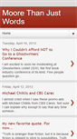 Mobile Screenshot of moorethanjustwords.blogspot.com
