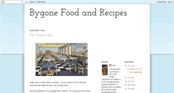 Desktop Screenshot of bygonefoodandrecipes.blogspot.com