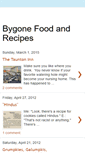 Mobile Screenshot of bygonefoodandrecipes.blogspot.com
