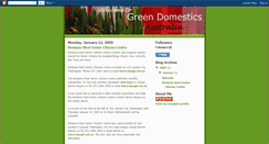 Desktop Screenshot of greendomestic.blogspot.com