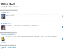 Tablet Screenshot of barelybears.blogspot.com