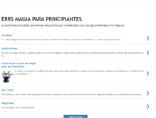 Tablet Screenshot of magiaparaprincipiantes.blogspot.com