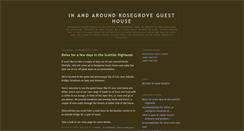 Desktop Screenshot of inandaroundrosegroveguesthouse.blogspot.com