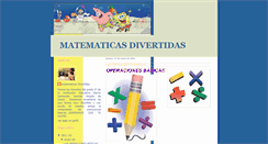 Desktop Screenshot of divermatematicas2011.blogspot.com