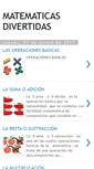 Mobile Screenshot of divermatematicas2011.blogspot.com